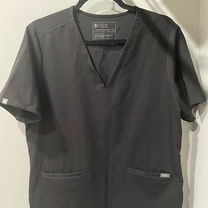 Women’s Black Figs Casma Scrub Top XL